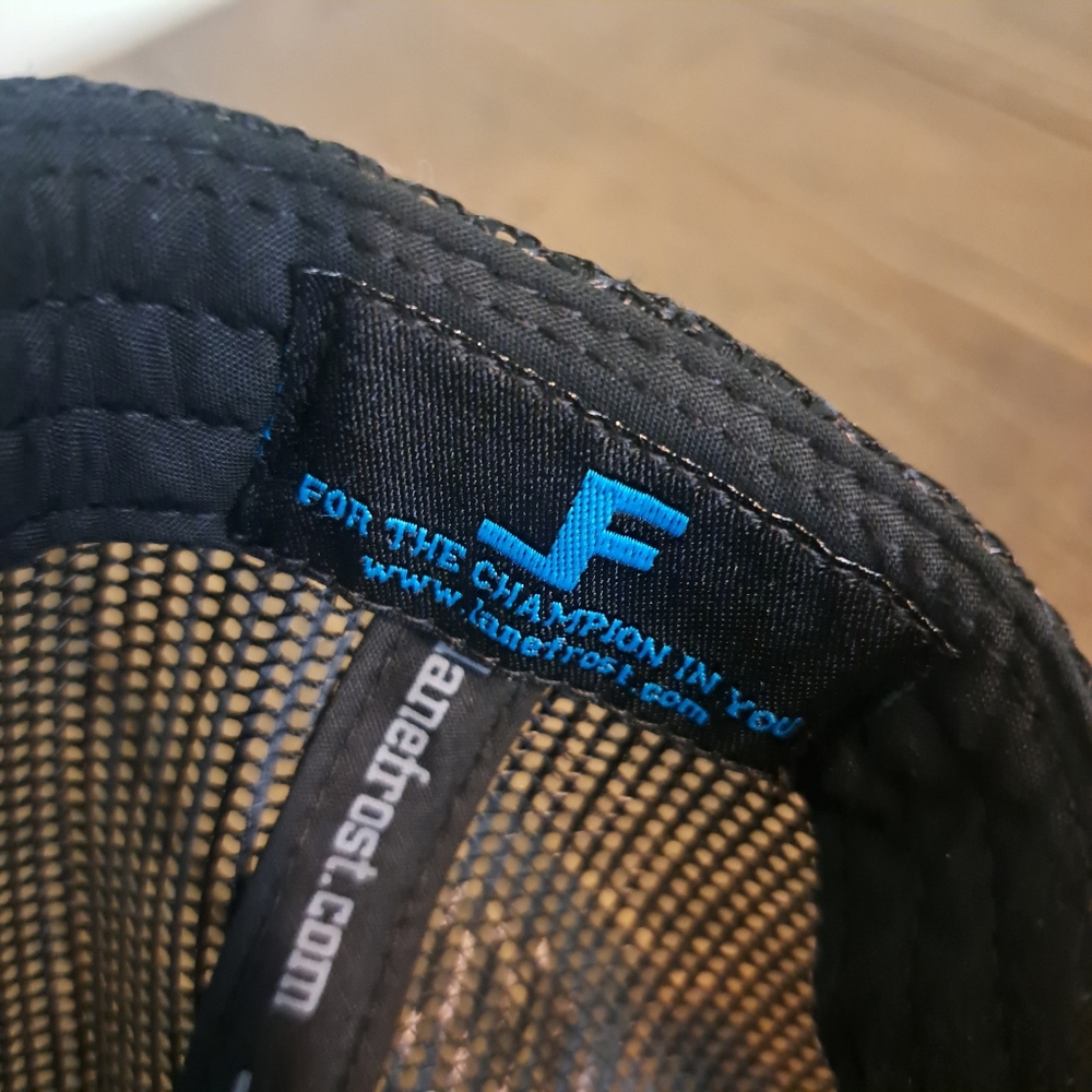 Lane Frost Black,gray, And Teal Mesh Hat - Picture 4 of 5